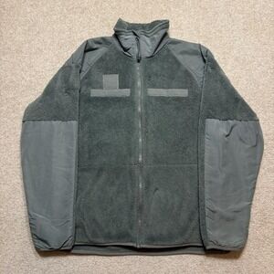 US Army ECWCS Fleece Jacket Mens Medium GRN Peckham GEN III Fleece Cold Weather